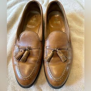 Brown leather loafers men’s size 10.5 Alden New England dress shoes